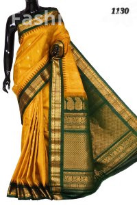 Handloom Gadwal Pure Silk Saree