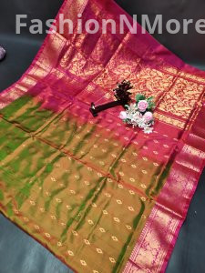 Uppada Pattu Kanchi Border Kalanjali Buta Saree