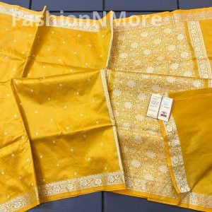 Pure Handloom Banarasi Katan Silk Saree