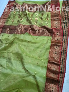 Pure Handloom Chanderi Silk Saree