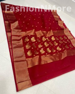 Pure Handloom Chanderi Silk Saree