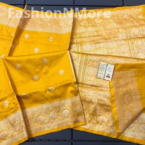 Pure Handloom Banarasi Katan Silk Saree
