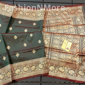 Pure Handloom Banarasi Katan Silk Saree