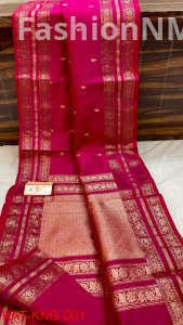 Pure Handloom Banarasi Kanjeevaram Katan Silk Saree