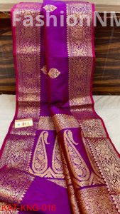 Pure Handloom Banarasi Kanjeevaram Katan Silk Saree