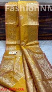 Pure Handloom Banarasi Kanjeevaram Katan Silk Saree
