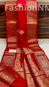 Pure Handloom Banarasi Kanjeevaram Katan Silk Saree