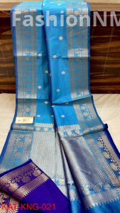 Pure Handloom Banarasi Kanjeevaram Katan Silk Saree