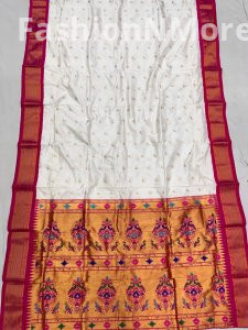 Elegant Pure Silk Chandrakor Paithani Saree