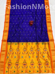 Elegant Pure Silk Chandrakor Paithani Saree