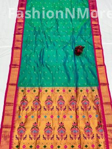Elegant Pure Silk Chandrakor Paithani Saree