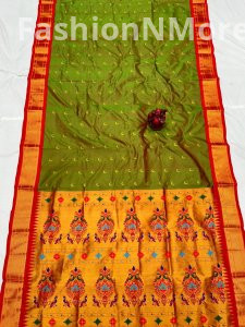 Elegant Pure Silk Chandrakor Paithani Saree