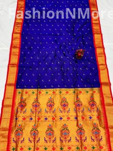 Elegant Pure Silk Chandrakor Paithani Saree