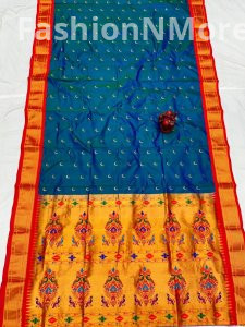 Elegant Pure Silk Chandrakor Paithani Saree