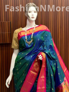 Elegant Pure Silk Chandrakor Paithani Saree