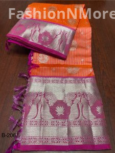 Pure Handloom Venkatgiri Silk Saree