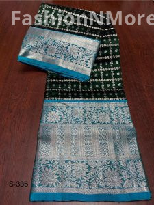 Pure Handloom Allover Woven Venkatgiri Silk Saree