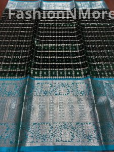 Pure Handloom Allover Woven Venkatgiri Silk Saree