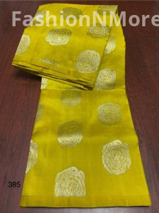 Pure Handloom Borderless Venkatgiri Silk Saree