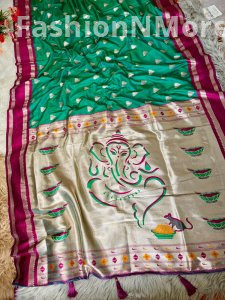 Shree Ganesh Modak Paithani – Festive Special Saree