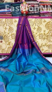 Bishnupuri Inchipar Katan Silk Saree