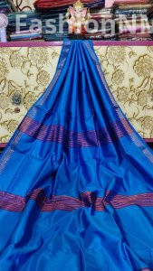 Bishnupuri Inchipar Katan Silk Saree