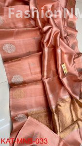 Pure Raw Mango Silk Handloom Saree