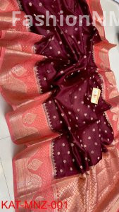 Pure Raw Mango Silk Saree