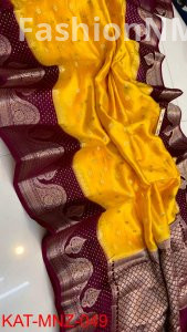 Pure Raw Mango Silk Saree