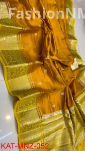 Pure Raw Mango Silk Saree