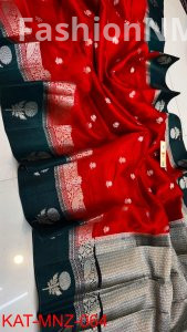 Pure Raw Mango Silk Saree