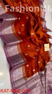 Pure Raw Mango Silk Saree