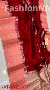 Pure Raw Mango Silk Saree