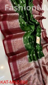 Pure Raw Mango Silk Saree