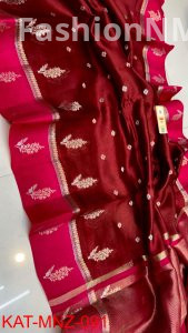 Pure Raw Mango Silk Saree