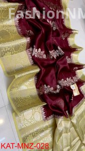 Pure Raw Mango Silk Saree