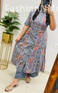 Jaipuri Kalamkari Print Designer Co-ord Set