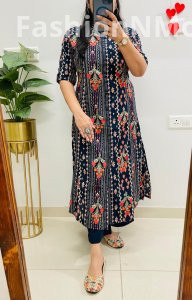 Jaipuri Kalamkari Print Designer Co-ord Set