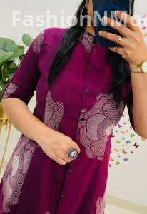 Famous Rose Print Cotton Co-ord Set