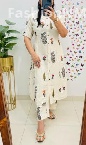 Famous Jaipuri Ikkat Print Cotton Flex Co-ord Set