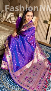 Soft silk Peacock Paithani Saree