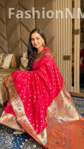 Soft silk Peacock Paithani Saree