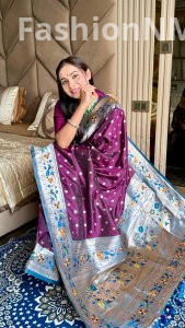 Soft silk Peacock Paithani Saree