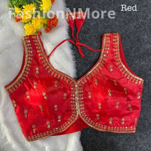 Exclusive Jimmy Choo Jari & Sequin Apple Cut Embroidered Blouse