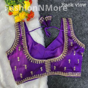 Exclusive Jimmy Choo Jari & Sequin Apple Cut Embroidered Blouse