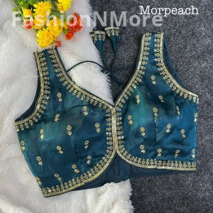 Exclusive Jimmy Choo Jari & Sequin Apple Cut Embroidered Blouse