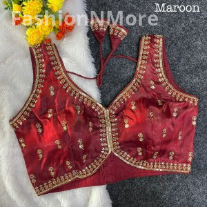 Exclusive Jimmy Choo Jari & Sequin Apple Cut Embroidered Blouse