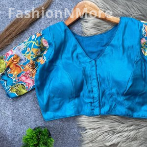 Boutique Style Tissue Silk Designer Blouse