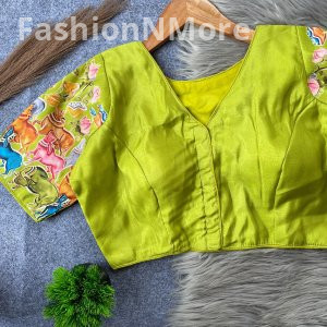 Boutique Style Tissue Silk Designer Blouse