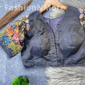 Boutique Style Tissue Silk Designer Blouse